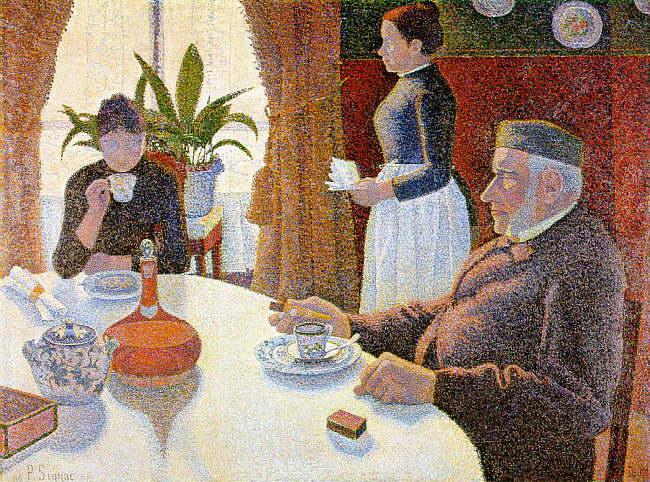 Paul Signac The Dining Room Sweden oil painting art
